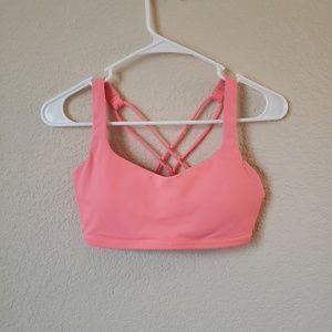 Lululemon Pink Sports Bra Size 6